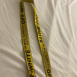 OFF WHITE CLASSIC INDUSTRIAL BELT